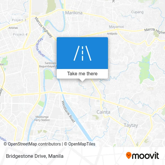 Bridgestone Drive map