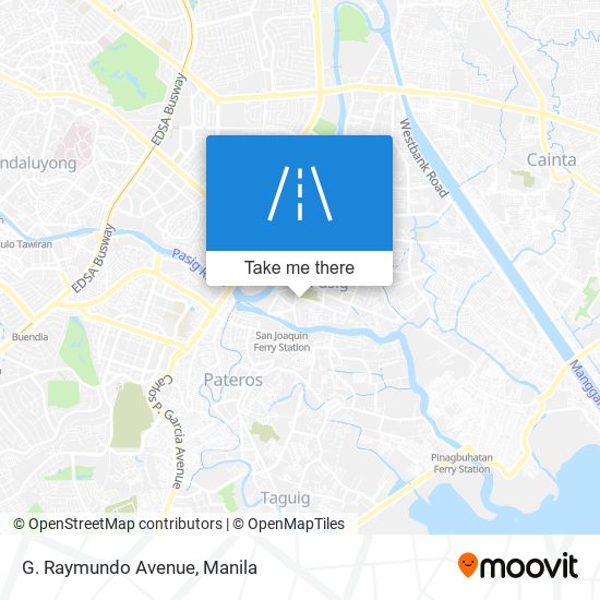G. Raymundo Avenue map