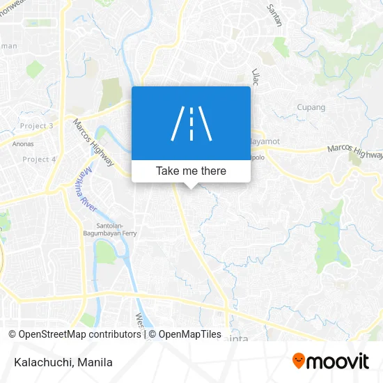 Kalachuchi map