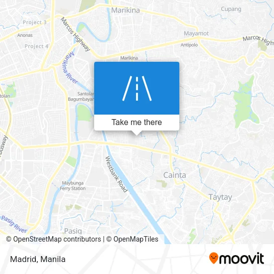Madrid map