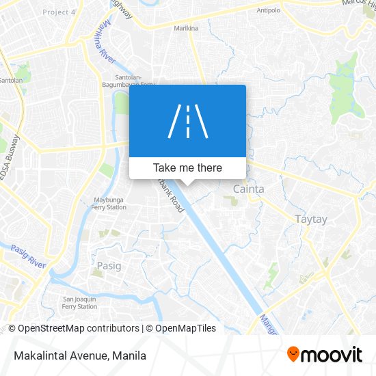 Makalintal Avenue map