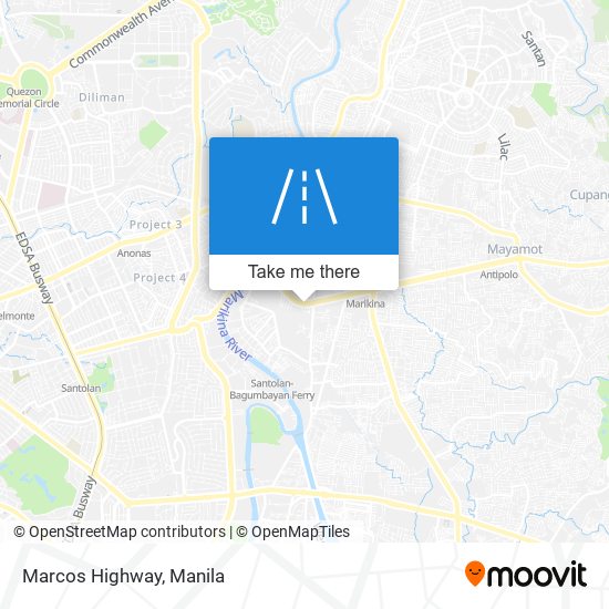Marcos Highway map