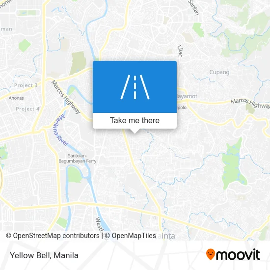 Yellow Bell map