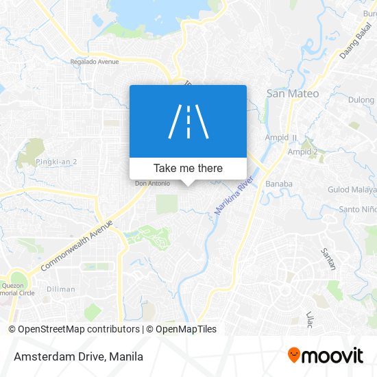 Amsterdam Drive map