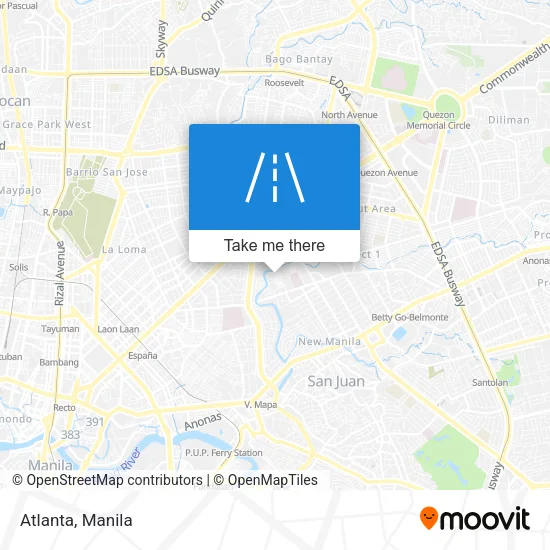 Atlanta map