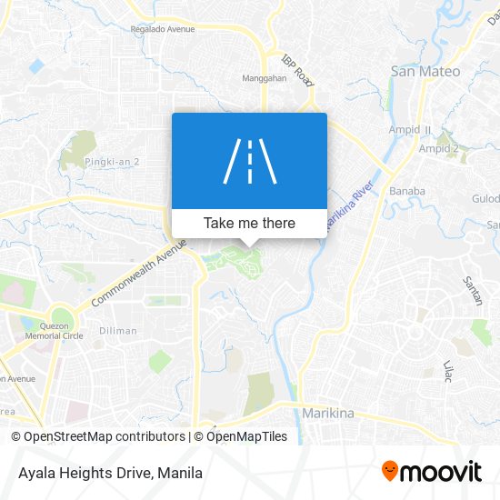 Ayala Heights Drive map