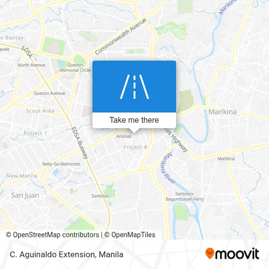 C. Aguinaldo Extension map