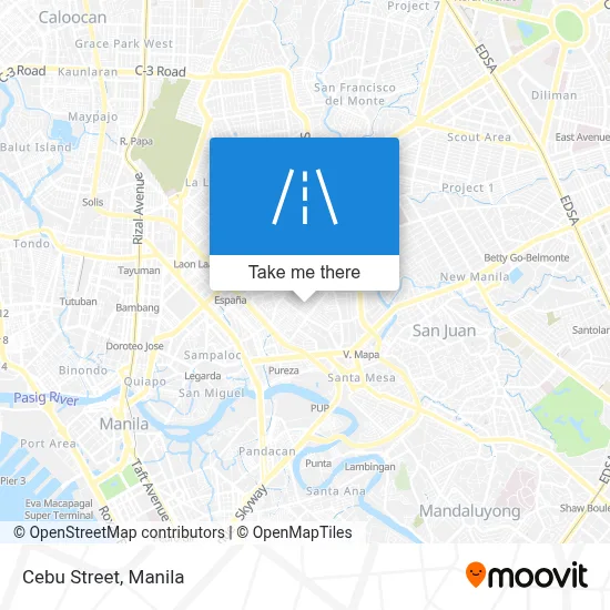 Cebu Street map