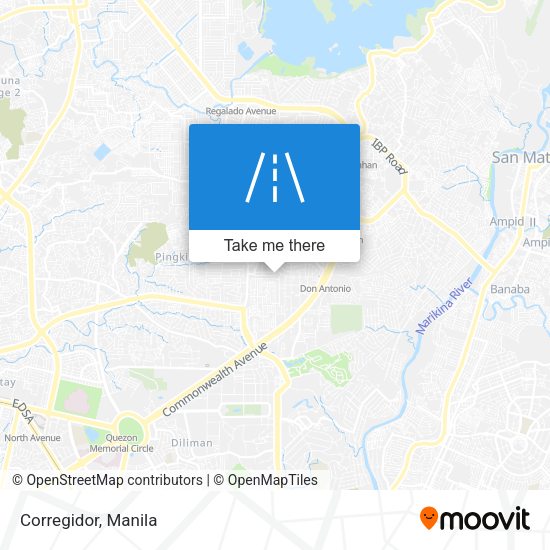 Corregidor map