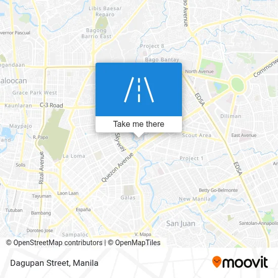 Dagupan Street map