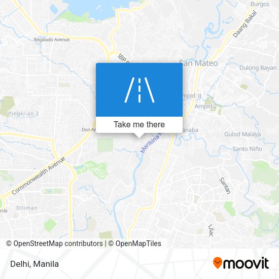 Delhi map