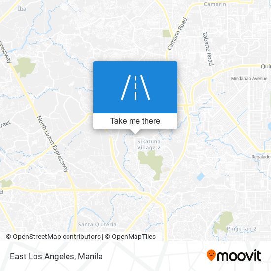 East Los Angeles map