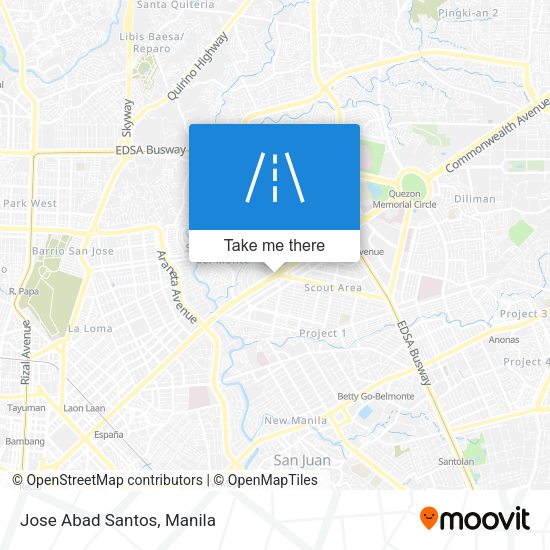 Jose Abad Santos map