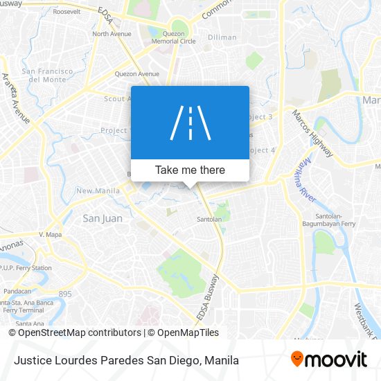 Justice Lourdes Paredes San Diego map