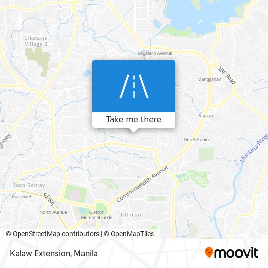 Kalaw Extension map