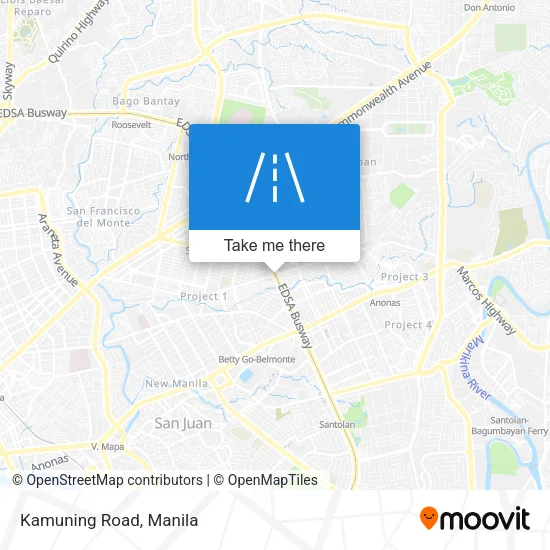 Kamuning Road map