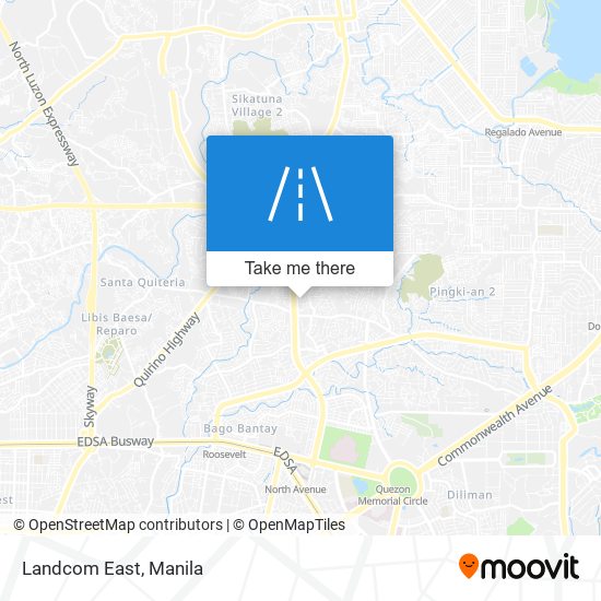 Landcom East map