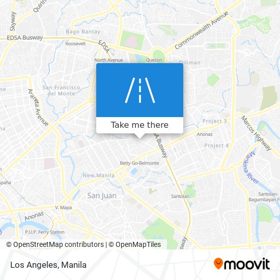 Los Angeles map