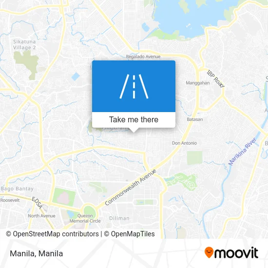 Manila map