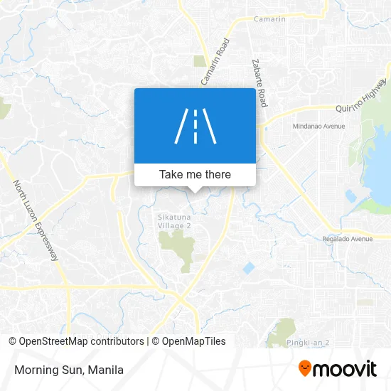 Morning Sun map