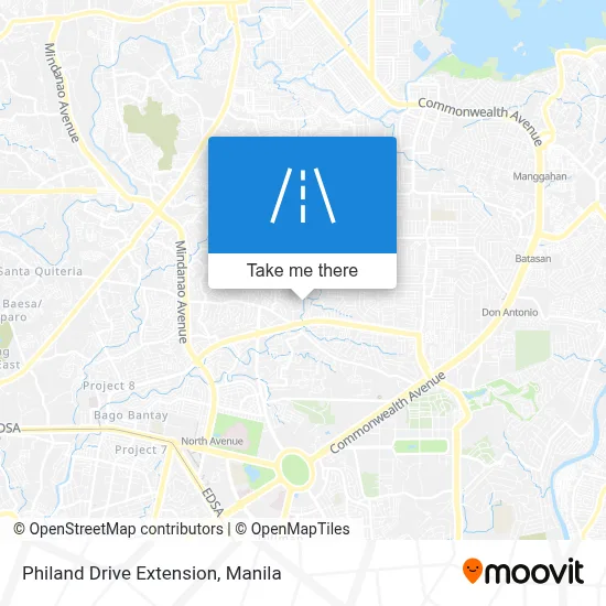 Philand Drive Extension map