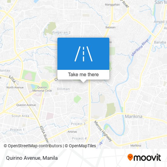 Quirino Avenue map