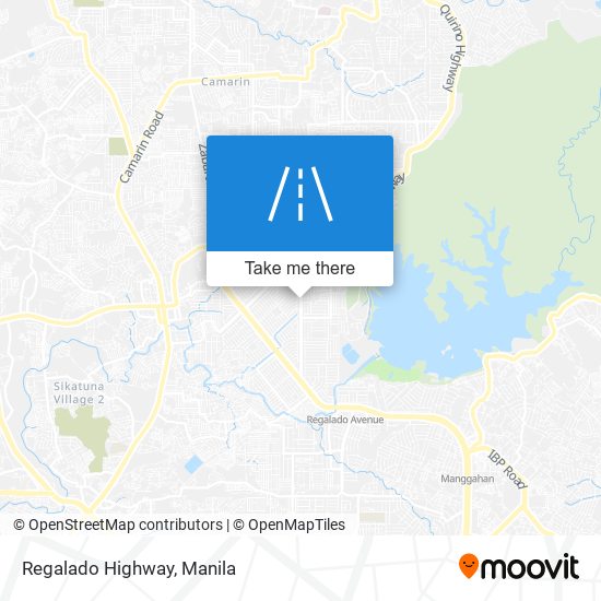 Regalado Highway map