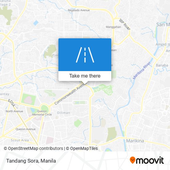 Tandang Sora map