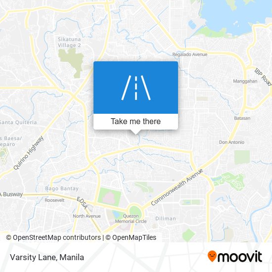 Varsity Lane map