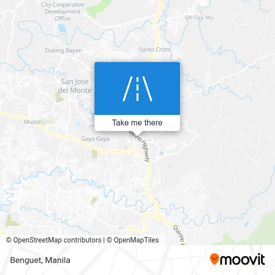 Benguet map