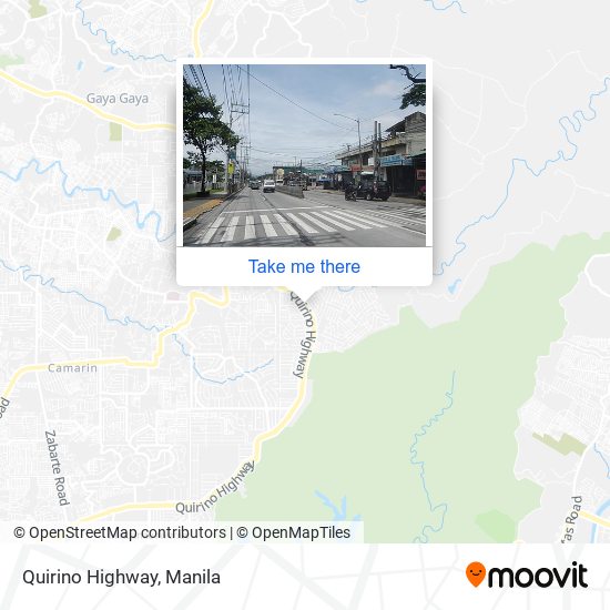 Quirino Highway map