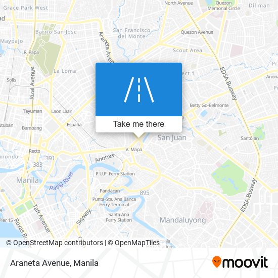 Araneta Avenue map