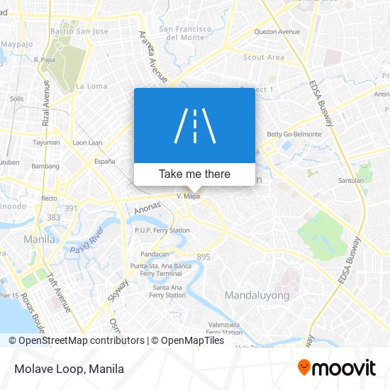 Molave Loop map