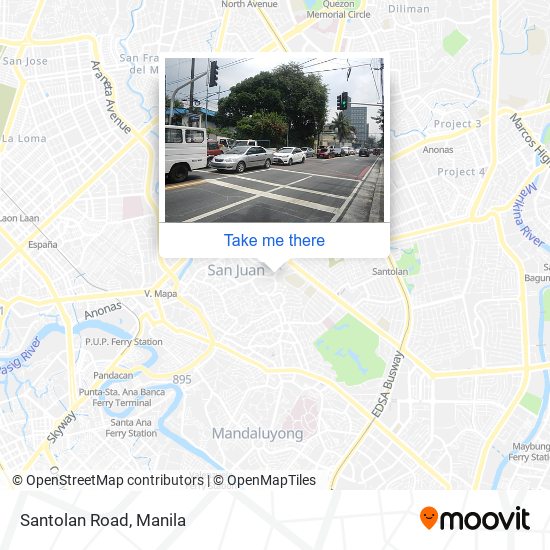 Santolan Road map