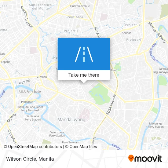 Wilson Circle map