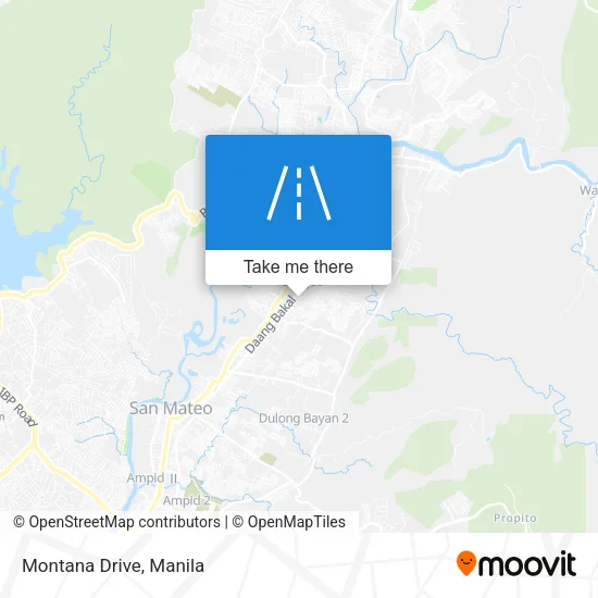 Montana Drive map