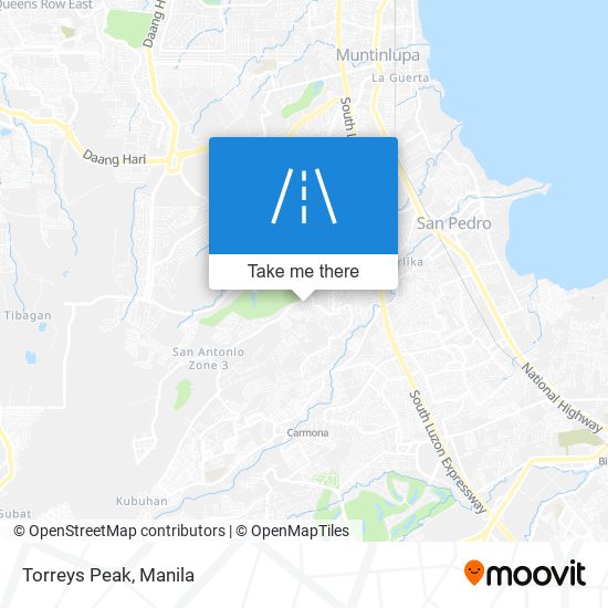 Torreys Peak map