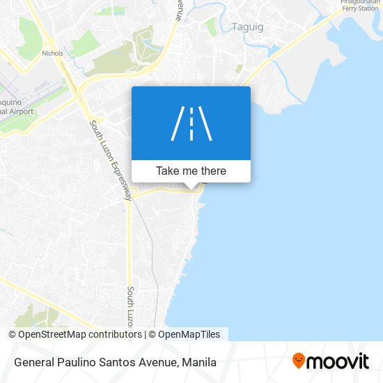 General Paulino Santos Avenue map