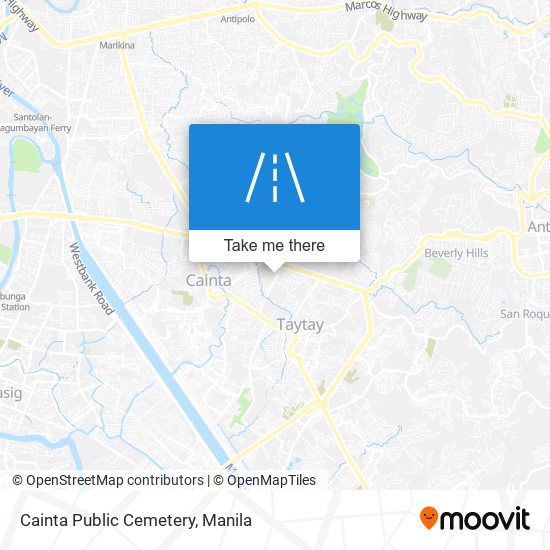 Cainta Public Cemetery map