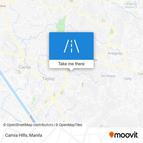 Camia Hills map