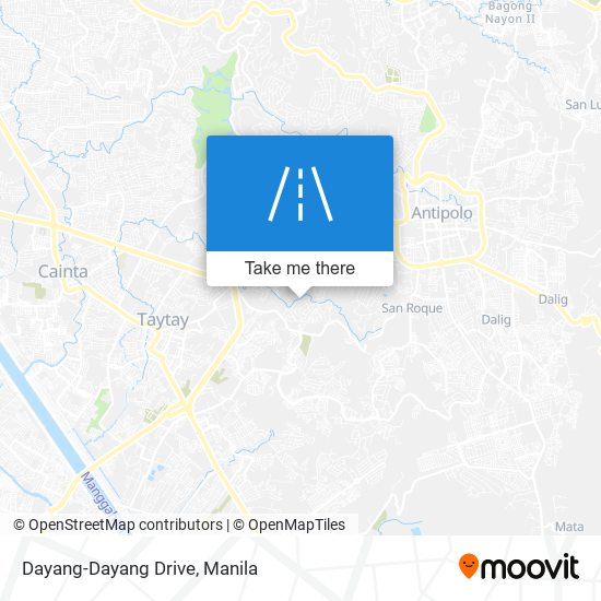 Dayang-Dayang Drive map