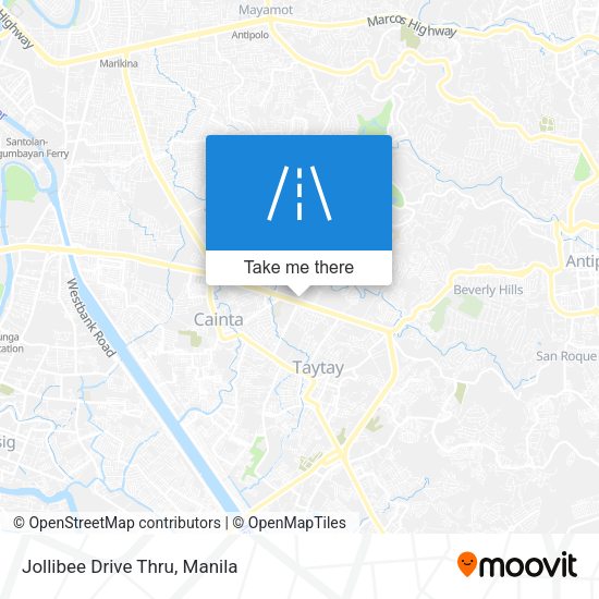 Jollibee Drive Thru map