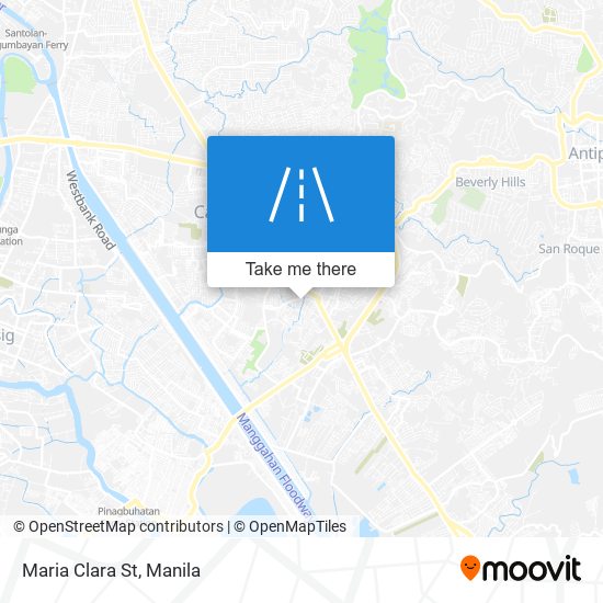 Maria Clara St map