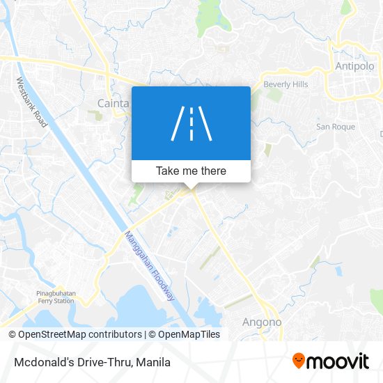 Mcdonald's Drive-Thru map