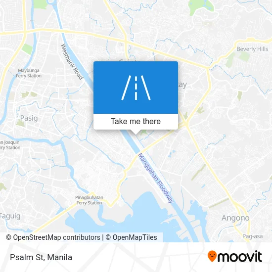 Psalm St map