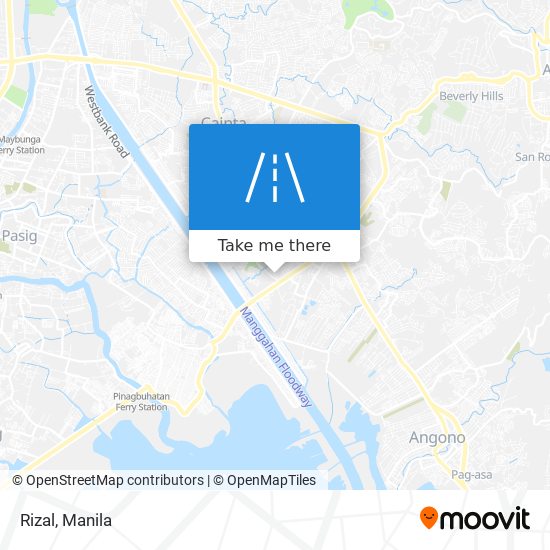 Rizal map