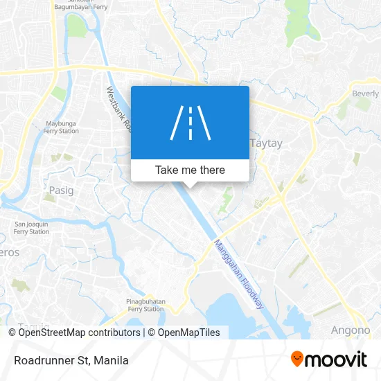 Roadrunner St map