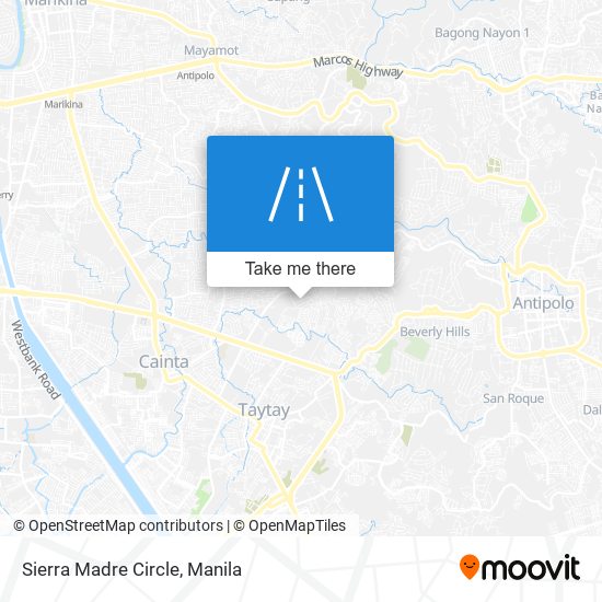 Sierra Madre Circle map