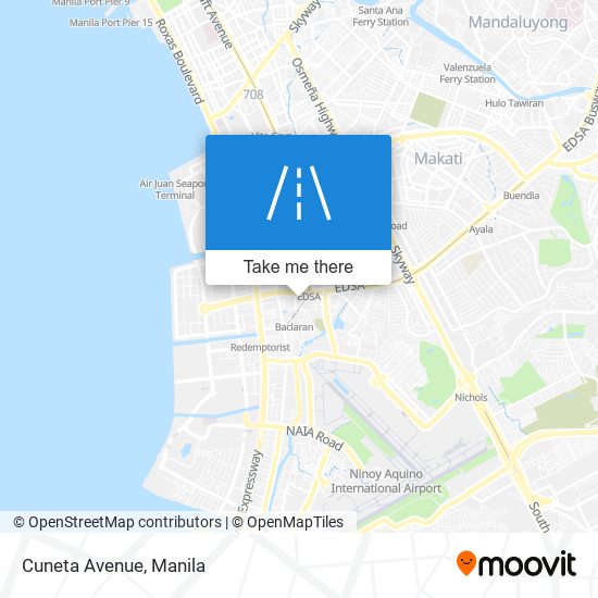 Cuneta Avenue map