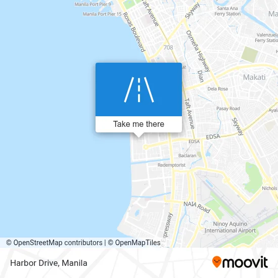 Harbor Drive map